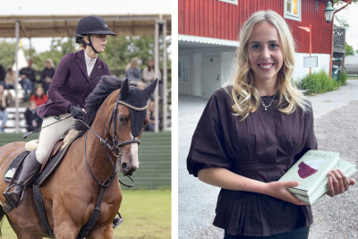 Hoppryttaren Ella Littorin, 22, släpper debutromanen Rummen