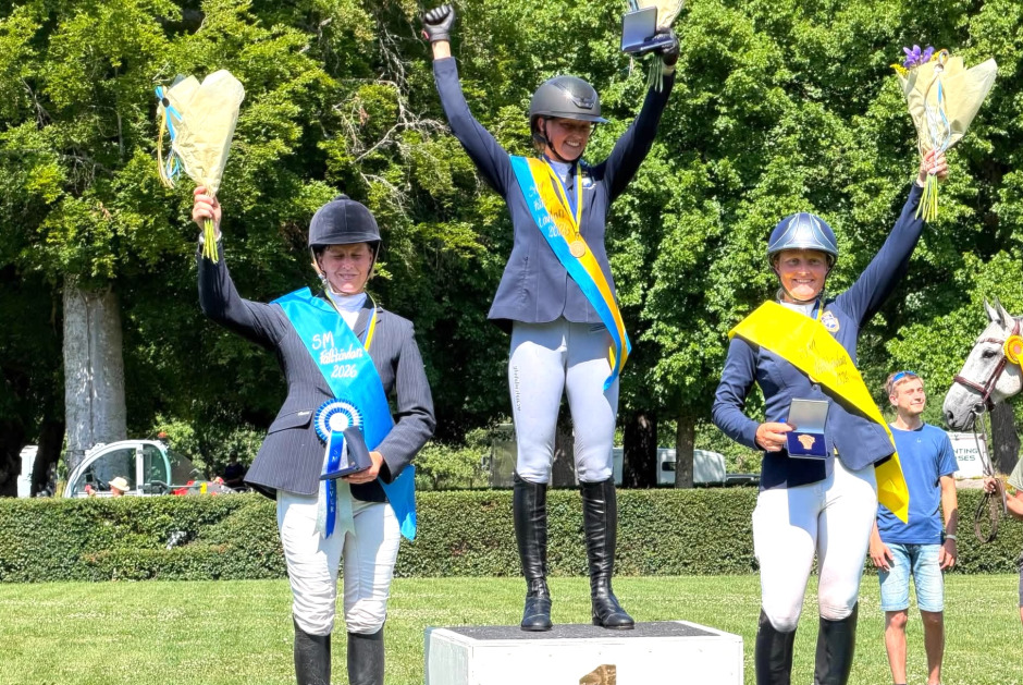 Segertåget för Jenny Glebenius tuffar vidare med ett SM-guld
