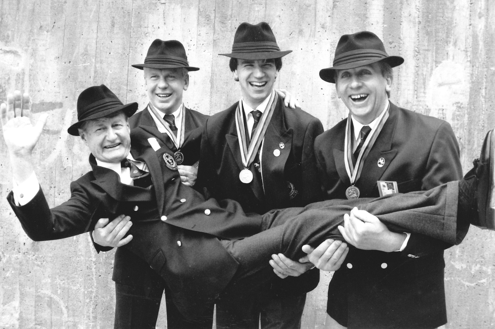 Fyrspannslaget Fick Vm-guld I Efterhand 1990 Foto: Krister Lindh
