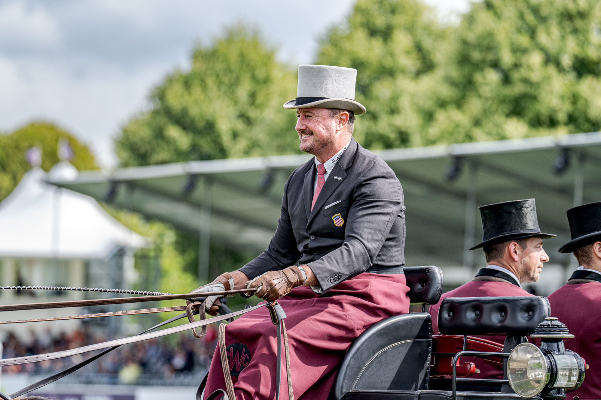 Chester Weber (usa) With Carriage Horses Despardo And Julius V And Kadora And Kasper D And Nico Teusje C