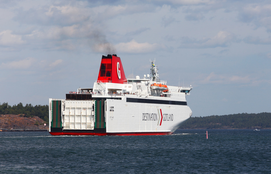 Häst skadades allvarligt på färja till Visby