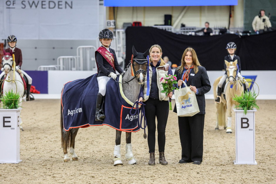 Tre vinnare korade i Agria Pony Trophy på Jönköping Horse Show