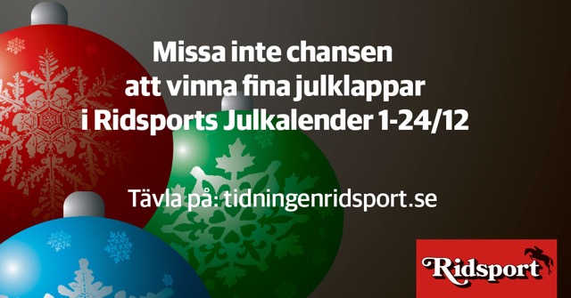 Vinnare – Ridsports adventskalender 2016