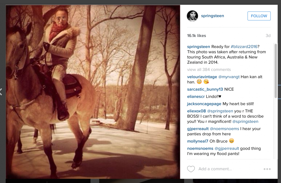 Springsteen samlar in lagpengar