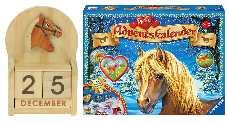 Hästiga adventskalendrar