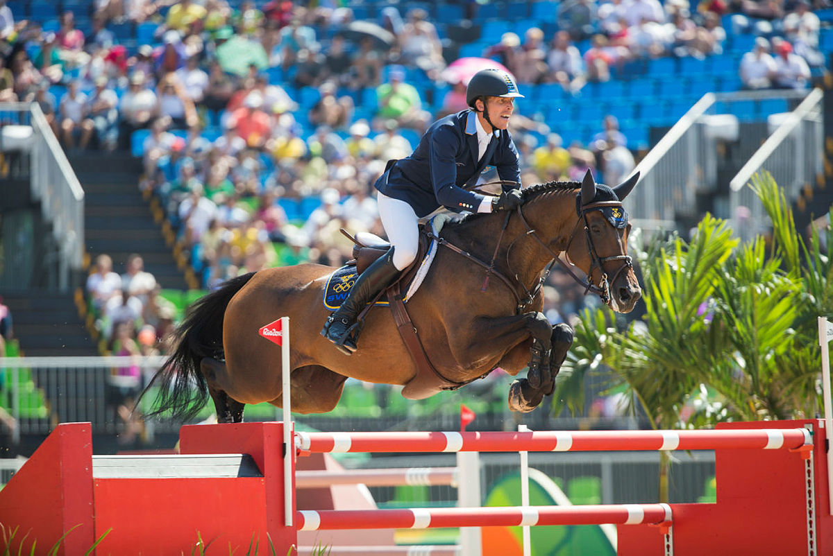 Henrik von Eckermann och Yajamila på OS i Rio. I världscupen har det varit stoet MaryLou som hjälpt till med poänginsamlingen så även idag.
