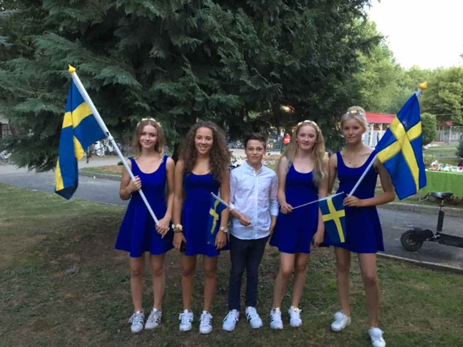 Fin hoppning av svenska EM-laget
