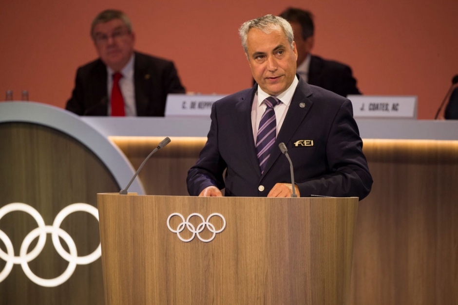 FEI:s president Ingmar De Vos invald i IOC