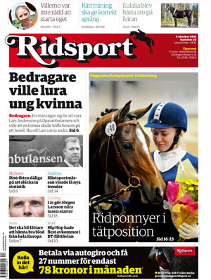 Ridsport ute i butik