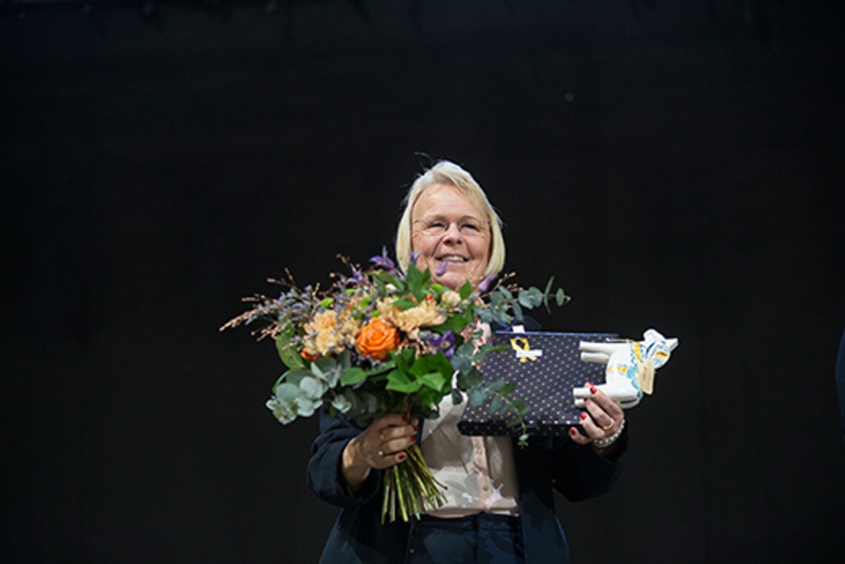Dubbelmedaljören Louise Etzner hyllad