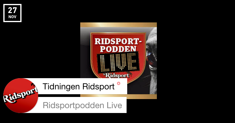 Häng med Ridsports livepodd