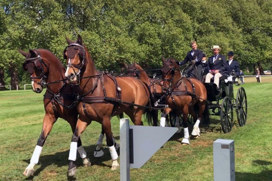 Axel Olin vann konkörningen i Windsor
