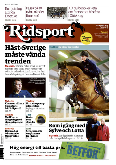 Ridsport i brevlådan