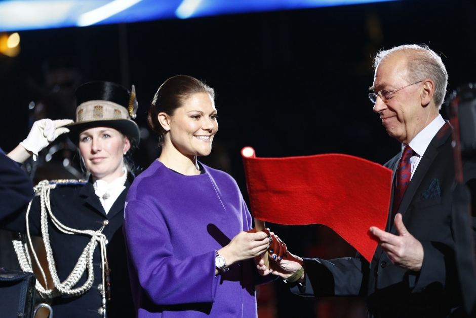 Kronprinsessan höll i startflaggan för SIHS 2014